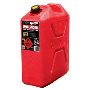 Pro Quip 20 Litre Fast Flow Plastic Fuel Jerry Can - Red Unleaded - 950 - Picture 1 of 1