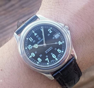 watch men's Grovana Ref. 2030.2 Automatic wristwatch Made in Switzerland. - Picture 1 of 12