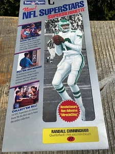 NFL Superstars Super Silhouette Cling Randall Cunningham Phila Eagles Sealed! - Picture 1 of 2