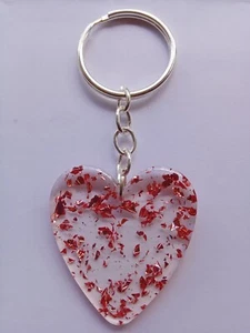 Natural Handmade Resin Keychain Resin Keyring Unique Unisex  Cute Keyring Keytag - Picture 1 of 7