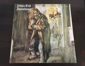 Jethro Tull Clive Bunker Martin Barre Signed "Aqualung" Record Album+LP+Proof #2 - Picture 1 of 7