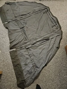 Fox Supa 60 Mk1 Brolly Zip In Front Used - VGC PLS READ DESCRIPTION RARE - Bild 1 von 22