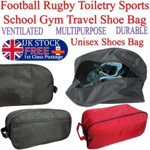 Football Boot Shoes Bag Running Golf Cricket Sports Tennis Gym Travel Shoe Bags - Picture 1 of 12