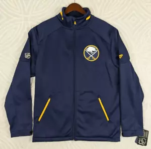 New Buffalo Sabres Fanatics NHL Pro Authentics Jacket Men's Size XL Blue/Yellow - Picture 1 of 15
