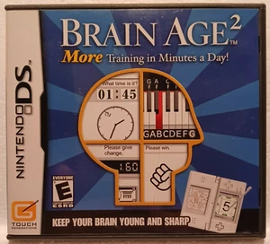 Videojuego Brain Age 2 More Training in Minutes a Day (2007) Nintendo DS - Imagen 1 de 3