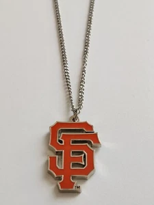 2012 SAN FRANCISCO GIANTS SILVER PENDANT SOUVENIR NECKLACE by AMINCO - Picture 1 of 6