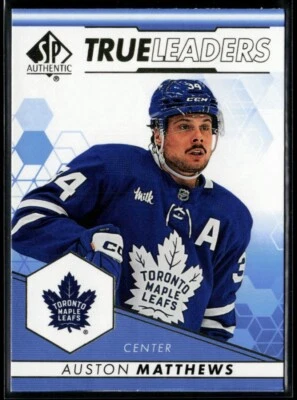 2022-23 SP Authentic True Leaders Blue #TL-5 Auston Matthews - Image 1 of 2