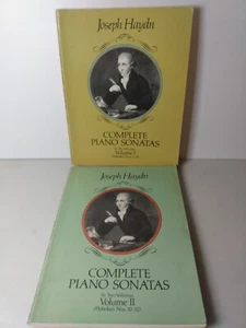Sonatas completas para piano - Joseph Haydn dos volúmenes - partituras de libros 1984 - Imagen 1 de 4
