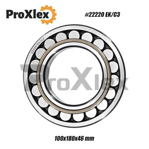 Tapered Bore Spherical Roller Bearing for SKF 22220 EK/C3 100 x 180 x 46 mm USA - Picture 1 of 13