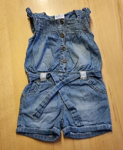 Topo Mini Overall Jeans Kurz blau Gr. 74 - Bild 1 von 3