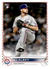 2022 Topps #547 A.J. Alexy FACTORY SET GOLD STAR NM/MINT