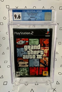 Grand Theft Auto III/3 Sigillato - PS2 - CGC 9.6, A - Titolo chiave prima stampa - Foto 1 di 6