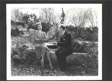 ORIGINAL VINTAGE PHOTO 1941 TOPPER RETURNS Joan Blondell H.B. Warner Linen Back