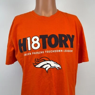 Camiseta Nike Peyton Manning Denver Broncos Carrera Pase Touchdown Líder NFL L Foto 1 de 4
