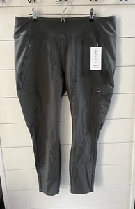 NWT Athleta Headlands Hybrid Cargo II Tight Leggings Peat Green Size 22 - Picture 1 of 9