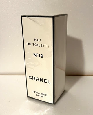 Chanel N°19 Eau de Toilette Spray 3.4 OZ/100ml Para Mujer Nuevo En Caja Sellada De Colección Foto 1 de 4
