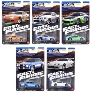 Set Of 5 Hot Wheels Fast And Furious Brian O'Connor - Picture 1 of 1