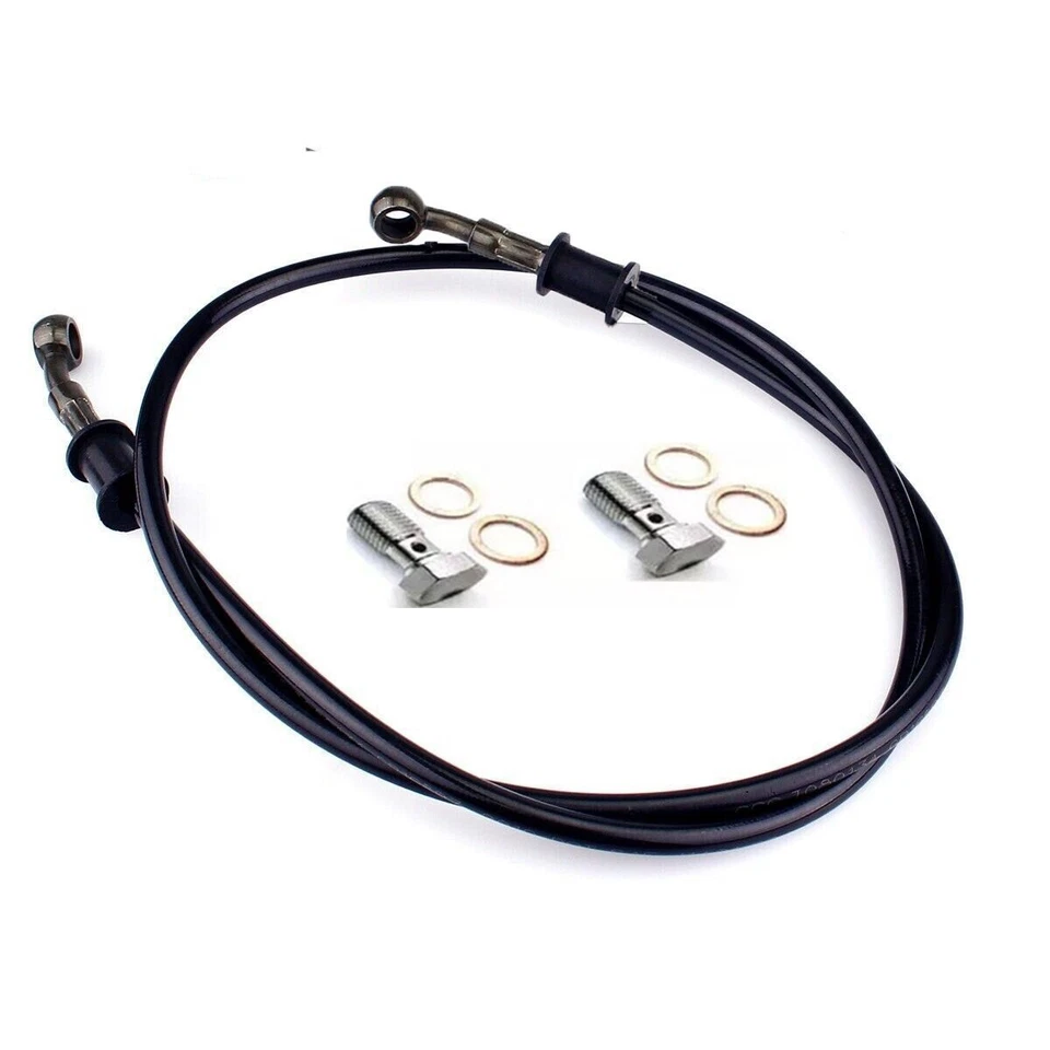 Linha de mangueira de freio dianteiro compatível com Yamaha V Star 650 XVS650 1998-2016 - Imagem 1 de 1