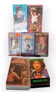 Jackie Chan Movies: Martial Arts VHS Collection Vintage Kung Fu Movies Lot Of 7 - Bild 1 von 4