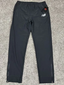 New Balance All-Motion Track Pants Men M Black Zip Hem Tapered Joggers New - Picture 1 of 13