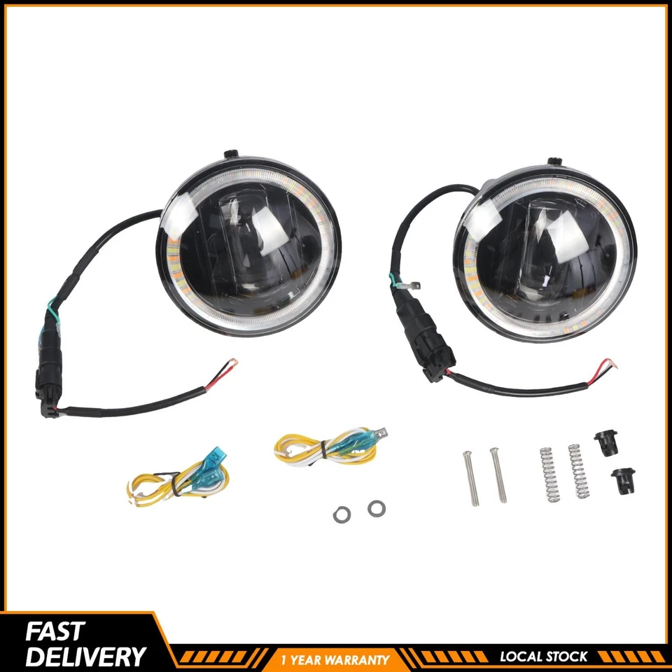2X Luces antiniebla LED de parachoques de 4,7" para Toyota Tacoma 2005-11 Tundra 07-13 Sequoia Foto 1 de 4