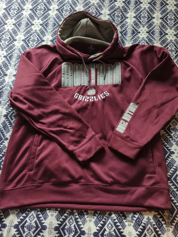 University Of Montana Grizzlies Hoodie Size XXL Cover