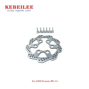 KEBEILEE Kit dischi freno anteriori e viti in acciaio inox per LOSI Promoto MX 1:4 - Foto 1 di 5