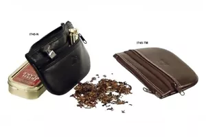 PORTATABACCO E ACCESSORI DA PIPA 2 ZIP GRANDE PIPE TOBACCO HOLDER LUBINSKI I745 - Imagen 1 de 1
