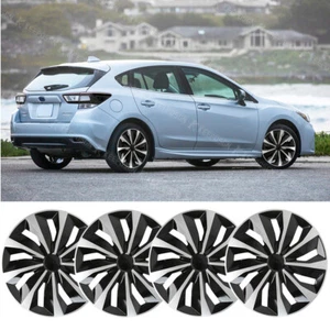 For Subaru Impreza 16" 4X Hubcaps Rim Cover Hub Cap fit R16 Tire Steel Wheel Rim - Picture 1 of 13