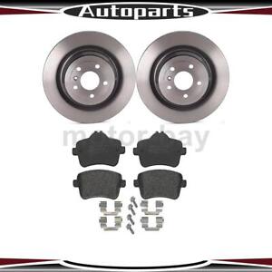 For Mercedes-Benz ML350 2013 2014 2015 Rear Brake Pads and Rotors Brembo