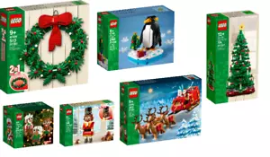 Lego Set di Natale a Scelta, Gingerbread Ornaments, Christmas Penguin, NUOVO - Foto 1 di 7
