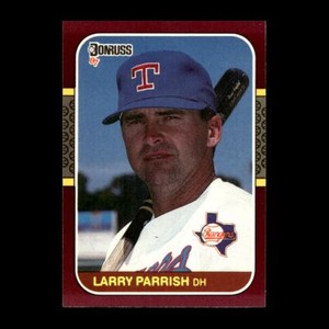 Larry Parrish 1987 Donruss Opening Day Texas Rangers #173 R319B 73