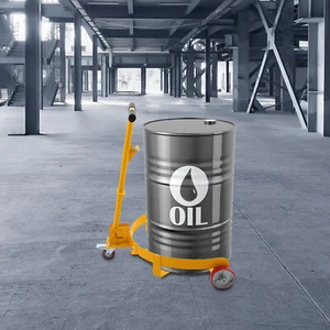 55 Gal Drum Dolly Heavy Duty Barrel Cart 2000lbs with Swivel Casters Steel - Picture 1 of 15