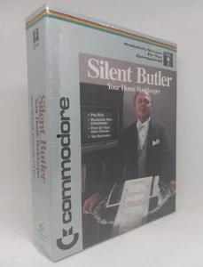 Commodore 64 - Silent Butler: Your Home Bookkeeper * Brand New & Sealed VTG 1984 - Picture 1 of 3
