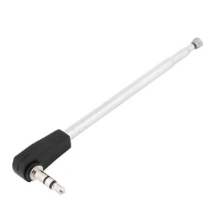 22.5cm 4 Section Télescopique Acier inoxydable AM Radio FM Antenne 3.5mm Douille - Photo 1/6