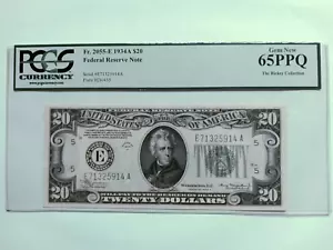 FR 2055 E 1934 A $20 Federal Reserve Note Richmond Virginia PCGS Gem New 65 PPQ - Picture 1 of 2