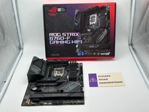 ASUS ROG Strix B760-F Gaming WiFi Intel LGA 1700 ATX Motherboard READ/FOR PARTS - Bild 1 von 9