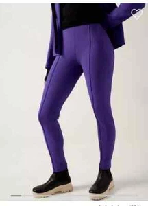ATHLETA Pantalone donna glaciale neve skinny TAGLIA 8 viola nuovo con etichetta - Foto 1 di 10