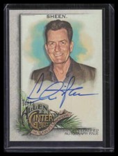 2022 Topps Allen and Ginter Autographs MACSH Charlie Sheen Auto