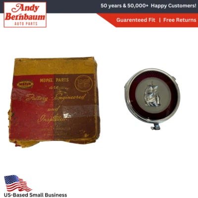 1951-1952 Plymouth Cranbrook Deluxe Horn Ring Emblem Ornament 1325171 NOS. - Image 1 of 4