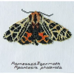 Cross-stitch kit Harnessed Tiger moth 569 Thea Gouverneur - Picture 1 of 6