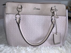 guess handbolsas pink and white