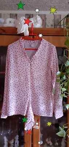 Damen Bluse von Heine in Altrosa Gepunktet Gr.36 (2114) - Bild 1 von 2