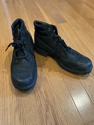 Timberland Stivali Donna Waterville Pelle Impermeabili 6 Pollici Nero 7 5