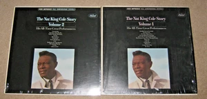THE NAT KING COLE STORY ( 2 ) SEALED Capitol VINYL LP lot: VOLUME 1 / VOLUME 2 - Picture 1 of 2