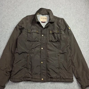 Giacca uomo Scotch-&-Soda XL marrone nylon full zip foderata capospalla transitoria - Foto 1 di 16