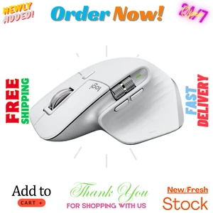 Logitech MX Master 3S Performance 8K DPI Wireless Mouse — Graphite/White | AU | - Picture 1 of 6