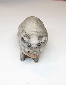 Vintage farm pig hog  by Artisan Carol Cardinal  doll house collection  figurine - Picture 1 of 9