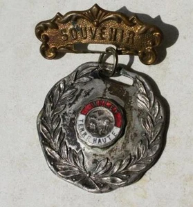 Wiley High School Terre Haute Indiana Souvenir Medal with Hanger Vintage Item -- - Picture 1 of 1