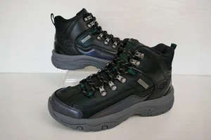NEW TREGO BLACK SYNTHETIC WATERPROOF AIR COOLED WALKING BOOTS UK 4 RELAXED FIT - Picture 1 of 18